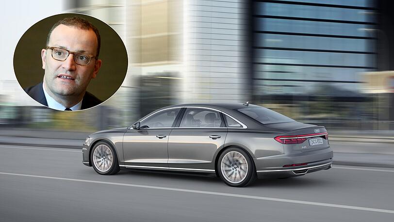 Jens Spahn, Bundesminister für Gesundheit: Audi A8 L 50 TDI quattro mit einem CO2-Ausstoß von 216 g/km.