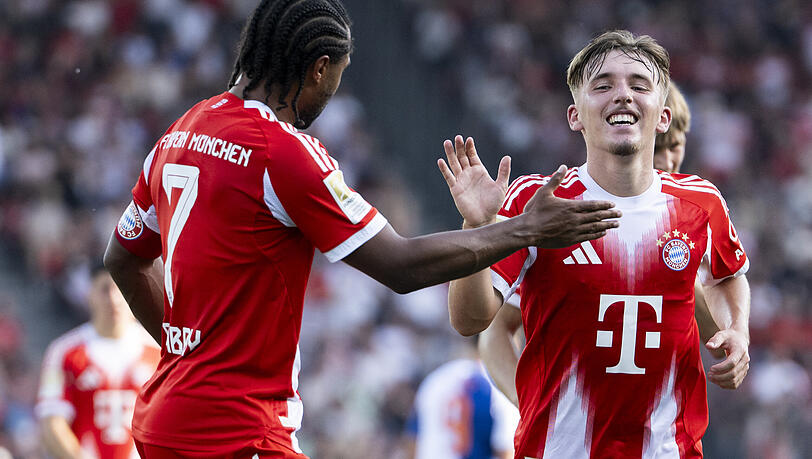 Der Gewinner der Vorbereitung: Lennart Karl (r.)