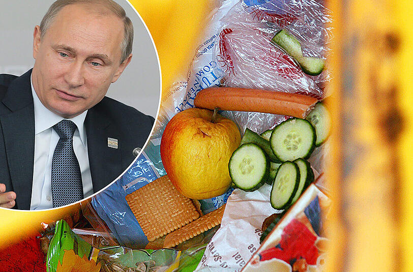 Russland will durch den Importstopp verbotene Lebensmittel aus dem Westen im großen Stil zu vernichten.