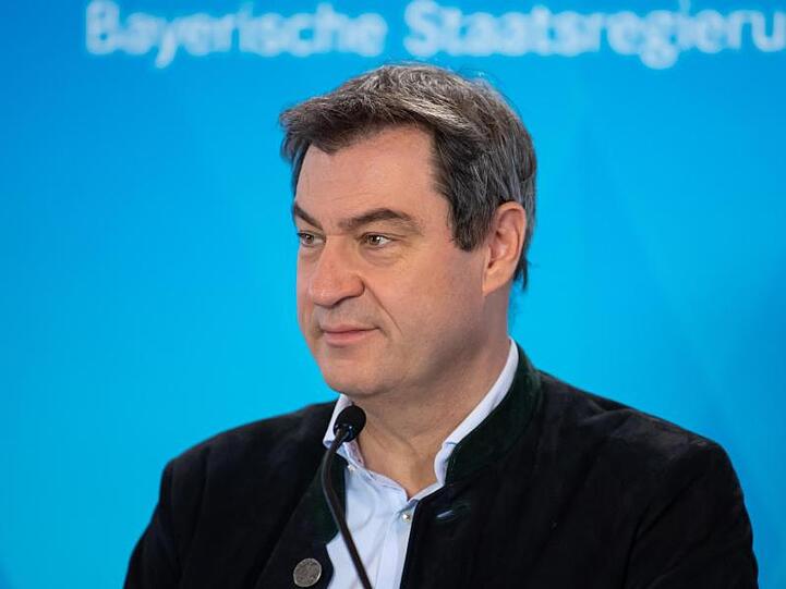 Markus Söder, Ministerpräsident von Bayern, nimmt an einer Pressekonferenz teil. Foto: Sven Hoppe/dpa