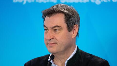 Markus Söder, Ministerpräsident von Bayern, nimmt an einer Pressekonferenz teil. Foto: Sven Hoppe/dpa