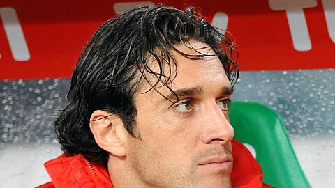Luca Toni - im Dezember 2009 auf der Bayern-Ersatzbank