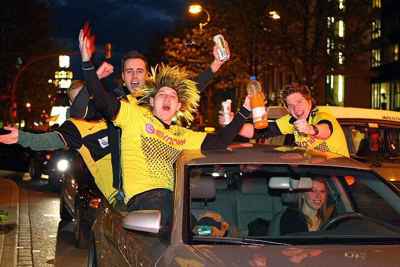 Die ganz große Party: Dortmund feiert die Meisterschaft. Die Bilder