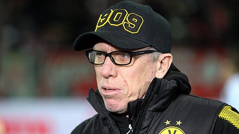 Peter Stöger will den Dortmunder Positivtrend fortsetzen.