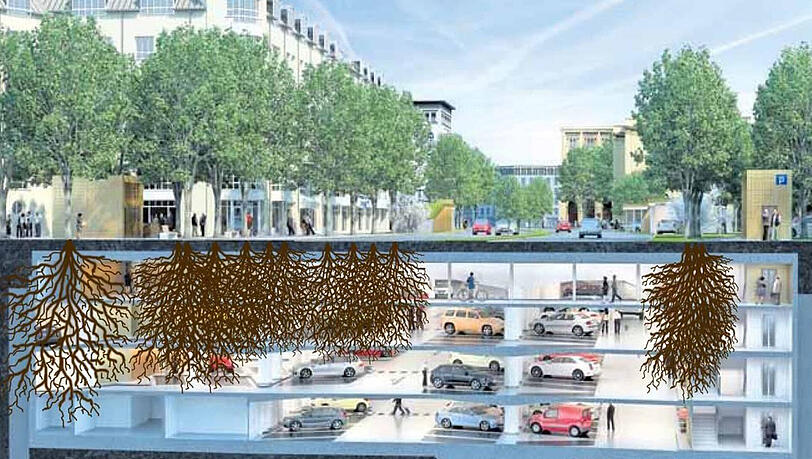Luftwurzeln durch die Tiefgaragendecke am Thomas-Wimmer-Ring? Achtung, Ironie. Luftwurzeln durch die Tiefgaragendecke am Thomas-Wimmer-Ring? Achtung, Ironie.