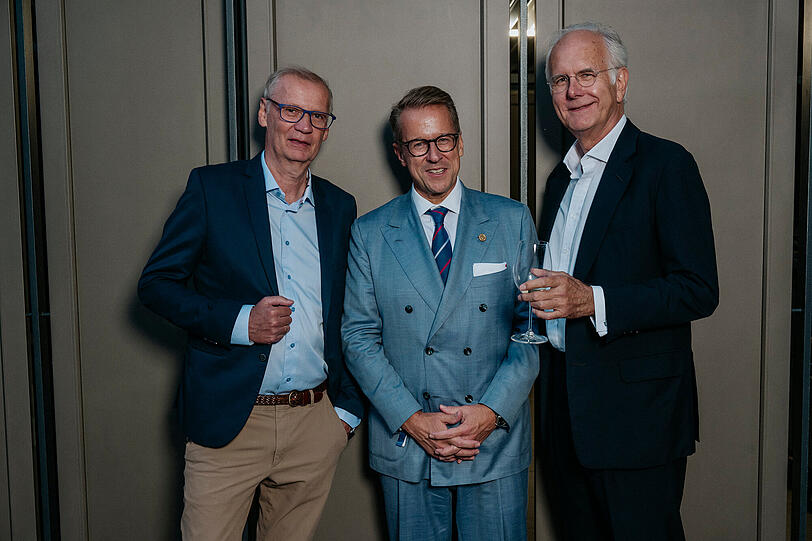 Günther Jauch, Ulrich Stockheim und Harald Schmidt Günther Jauch, Ulrich Stockheim und Harald Schmidt