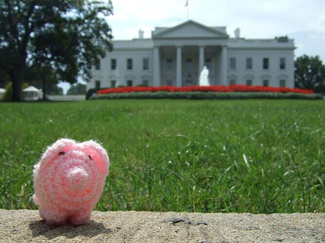 ...auch das Weiße Haus in Washington, und...
