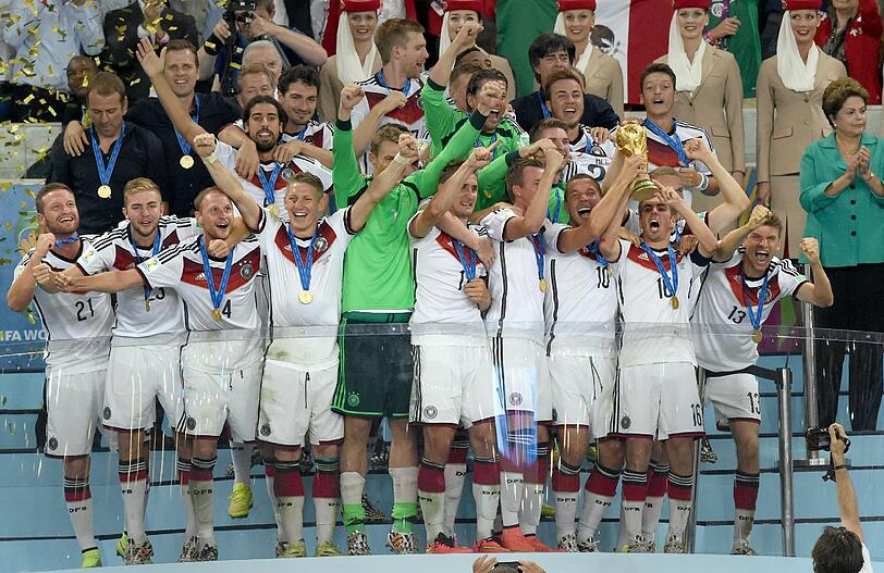 Die Feier-Bilder der WM-Helden.