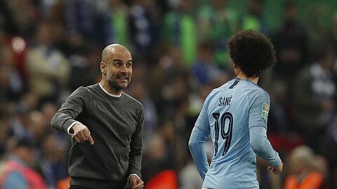 Pep Guardiola holte Leroy Sané nach seinem Amtsantritt zu Manchester City.