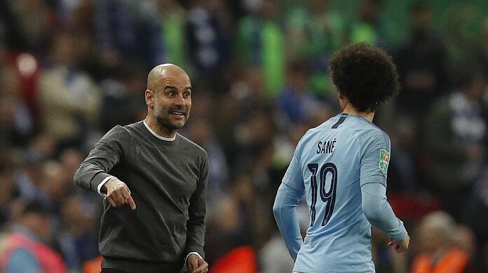 Pep Guardiola holte Leroy Sané nach seinem Amtsantritt zu Manchester City.