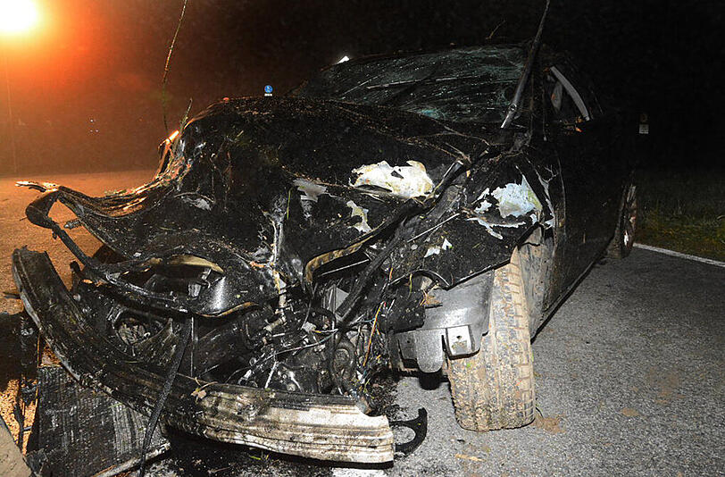 Ein Bild von der Unfallstelle.