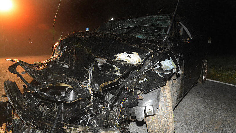 Ein Bild von der Unfallstelle. Ein Bild von der Unfallstelle.