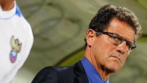 Fabio Capello, der Trainer der russischen Nationalmannschaft, muss mit seinem Team um die EM-Teilnahme bangen.