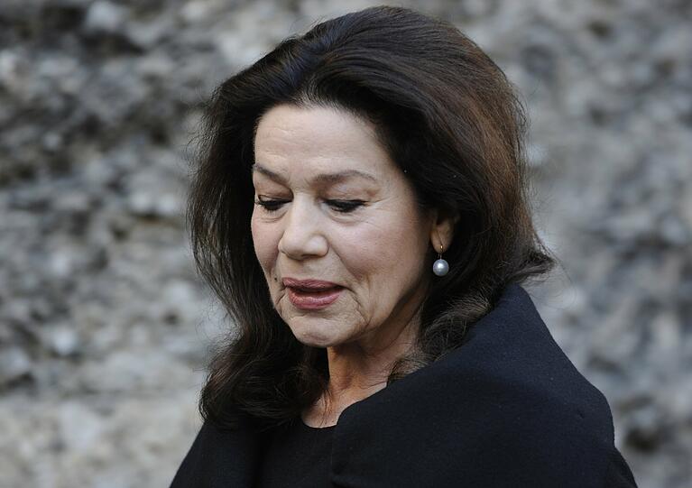 Sichtlich bewegt: Hannelore Elsner