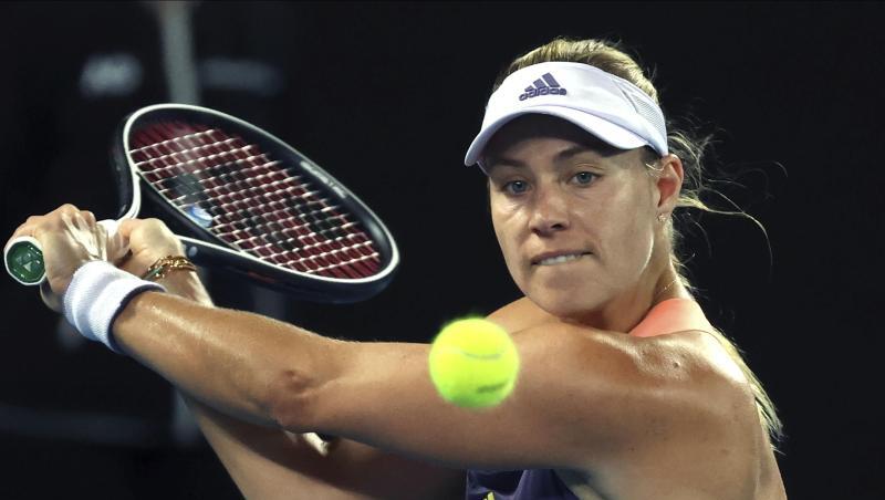 Hat ihre Erstrunden-Pflichtaufgabe souverän gemeistert: Angelique Kerber in Aktion. Hat ihre Erstrunden-Pflichtaufgabe souverän gemeistert: Angelique Kerber in Aktion.