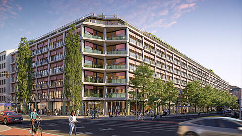 Das Gebäude wurde von dem berühmten Schweizer Architekturbüro Herzog & de Meuron entworfen.