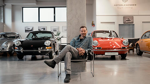 Der M&uuml;nchner Michael Schnabl f&uuml;hrt sein eigenes Gesch&auml;ft: Motorlegenden &ndash; Keeping The Aircooled Heritage.