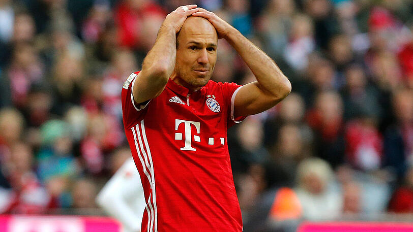 Nach einem verletzungsfrei überstandenen Trainingslager in Doha erst einmal außer Gefecht: der erkältete Bayern-Star Arjen Robben.