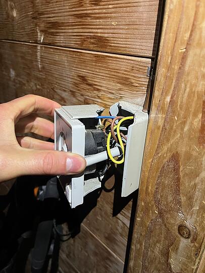 Auch die Elektronik wurde beschädigt.