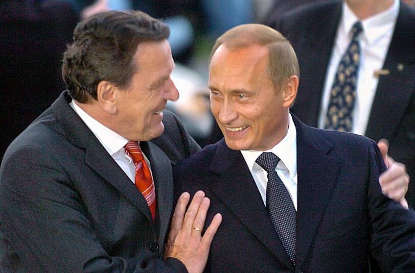 "Ein Mann mit Ausdauer": Wladimir Putin über Gerhard Schröder.