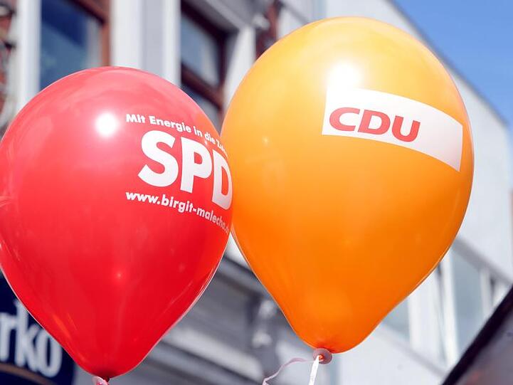 SPD und CDU gewinnen Prozentpunkte hinzu.