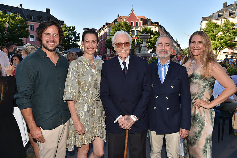 Konstantin Graf von Keyserlingk, Agnes Stradner Dubrovsky, Franz Herzog von Bayern, Thomas Greinwald und Anja Gr&auml;fin von Keyserlingk
