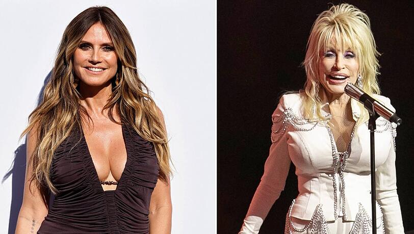 Heidi Klum trat mit Dolly Parton einst in einer Talkshow auf. Einen Ausschnitt davon ver&ouml;ffentlichte Klum auf Instagram.