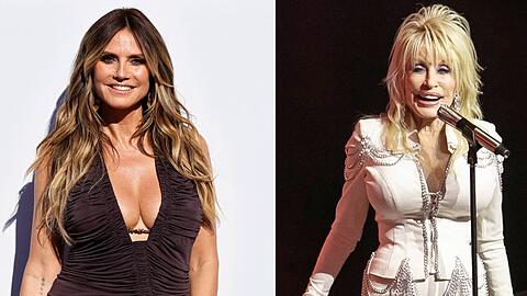 Heidi Klum trat mit Dolly Parton einst in einer Talkshow auf. Einen Ausschnitt davon ver&ouml;ffentlichte Klum auf Instagram.