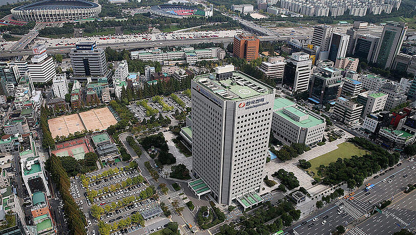 Hyundai-Hauptquartiert in Seoul, Südkorea. Hyundai-Hauptquartiert in Seoul, Südkorea.