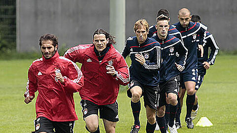 Trainingsauftakt der Bayern