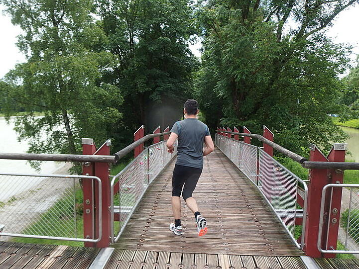 Eine Zehnkilometer-Jogging-Runde fast ganz ohne Asphalt vor den Toren Münchens.