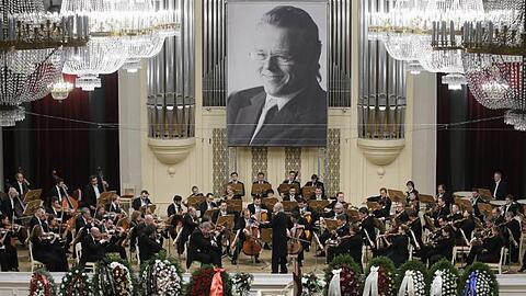 Abschied von Mariss Jansons mit Musik in St. Petersburg.