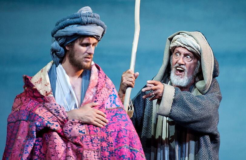 Szenen aus "Joseph und seine Brüder" in Oberammergau.