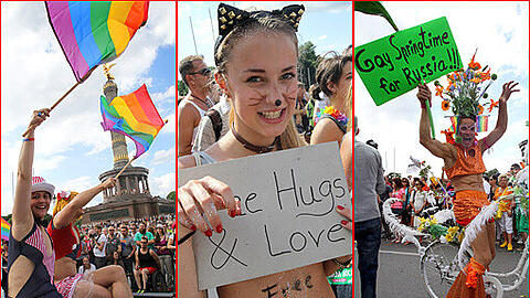 Christopher Street Day in Berlin: Die Bilder von der buntesten Parade der Stadt zum Durchklicken.