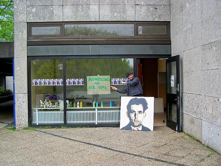 Jan Deichmann möchte die Menschen in seinem Viertel für Kunst begeistern.