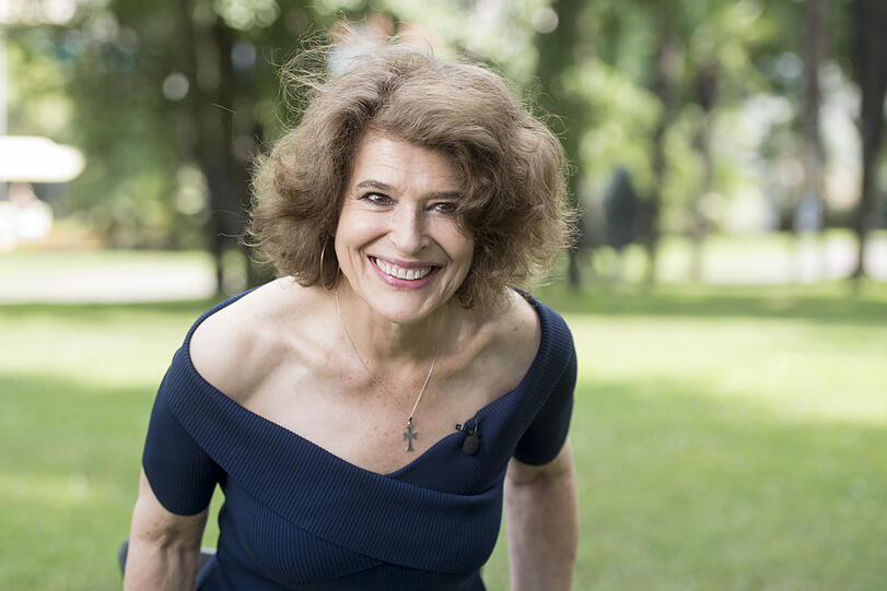 Die französische Schauspielerin Fanny Ardant.