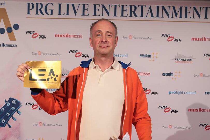 Laudator Alfons beim LEA Award 2017