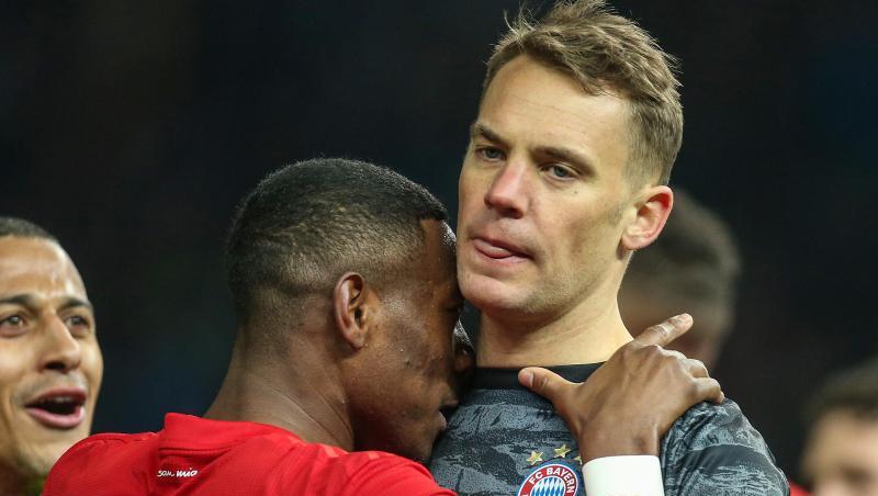 Sollen beim FC Bayern verlängern: David Alaba (l) und Kapitän Manuel Neuer. Sollen beim FC Bayern verlängern: David Alaba (l) und Kapitän Manuel Neuer.