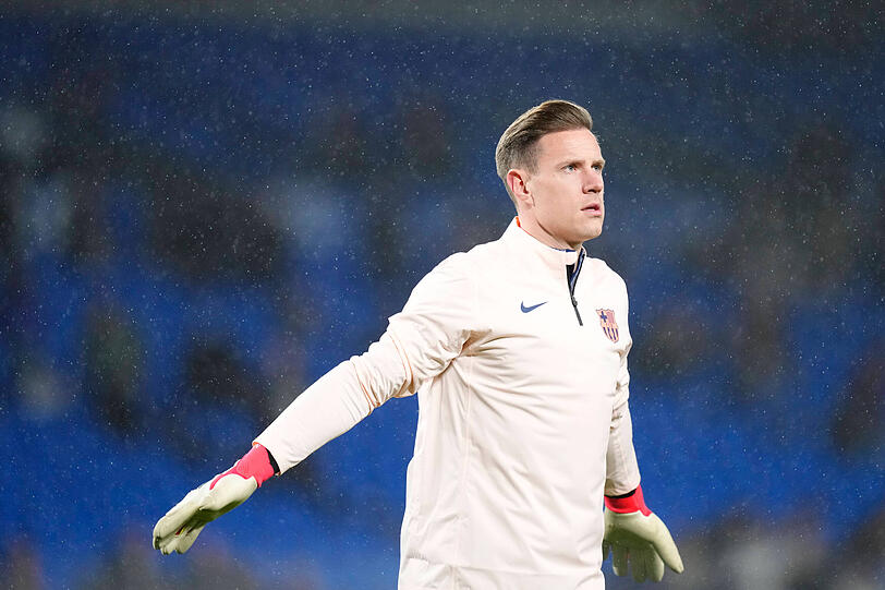 Bei Barcelona au&szlig;en vor: Marc-Andr&eacute; ter Stegen.