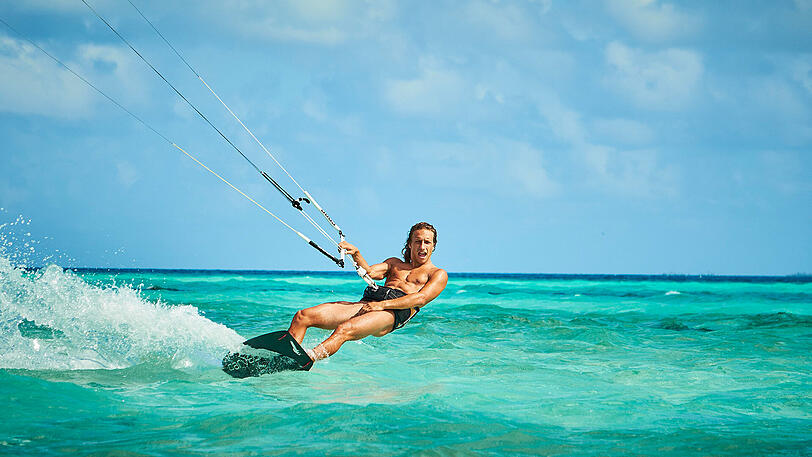Der neue Insulaner: Kitesurfer Marius Hoppe.