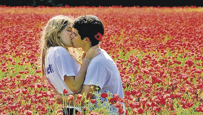 Romantik im Klatschmohnfeld: Wer im Internet auf Partnersuche geht, findet Kontaktbörsen für praktisch jede Zielgruppe. Foto: ddp