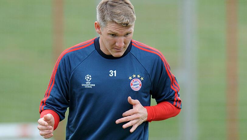 Bastian Schweinsteiger beim individuellen Training am Mittwoch. Die Bilder. Bastian Schweinsteiger beim individuellen Training am Mittwoch. Die Bilder.