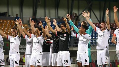 Im Hinspiel in Vaduz konnten die Eintracht-Profis einen Kantersieg bejubeln.