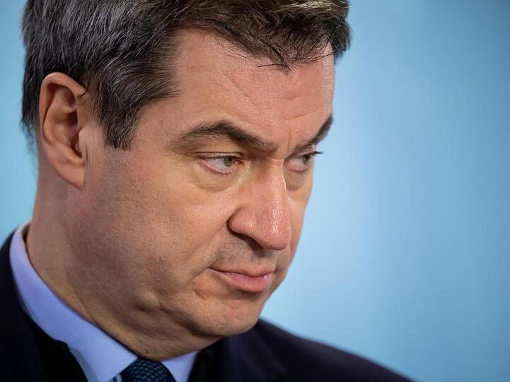 Markus Söder (CSU), Ministerpräsident von Bayern, auf einer Pressekonferenz. Foto: Sven Hoppe/dpa