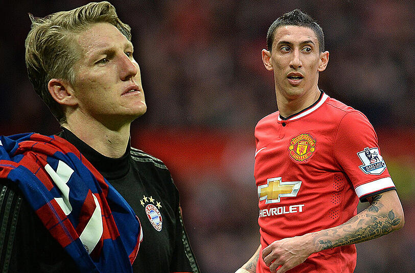 Schweinsteiger für Di Maria? Angeblich sollen der FC Bayern und Manchester United über ein Tauschgeschäft nachdenken.