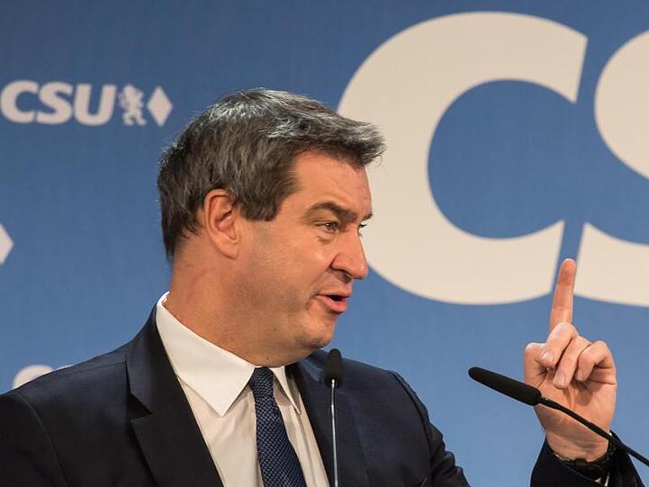 Markus Söder, CSU-Parteivorsitzender und bayerischer Ministerpräsident. Foto: Peter Kneffel