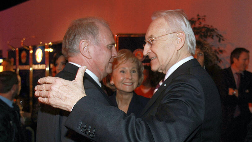 Weggefährten und Männerfreunde: Uli Hoeneß (links) und Edmund Stoiber. (Archivbild) Weggefährten und Männerfreunde: Uli Hoeneß (links) und Edmund Stoiber. (Archivbild)