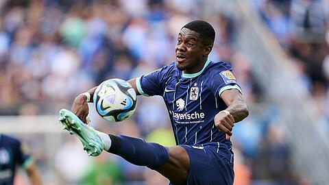 Trifft auf sein Ex-Team MSV Duisburg: TSV-1860-Verteidiger Leroy Kwadwo.