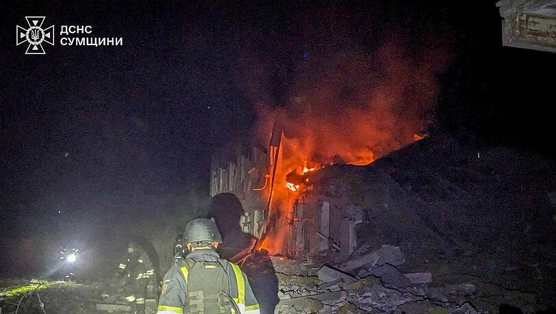 Die Region Sumy ist immer wieder Ziel russischer Angriffe. (Archivbild) Die Region Sumy ist immer wieder Ziel russischer Angriffe. (Archivbild)