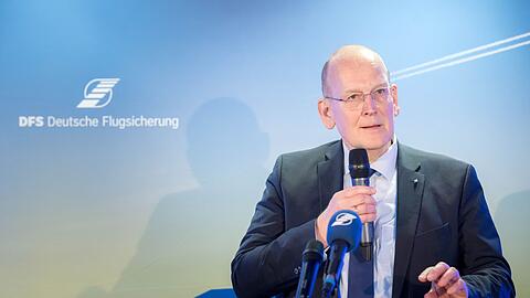 DFS-Chef Arndt Schoenemann verspricht sich viel von der Zusammenarbeit mit der Telekom und mit Hensoldt.
